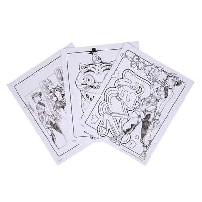 Kpop Demon Hunter comic book coloring book + poster set