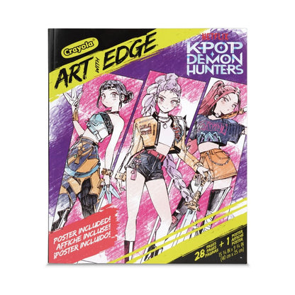 Kpop Demon Hunter comic book coloring book + poster set