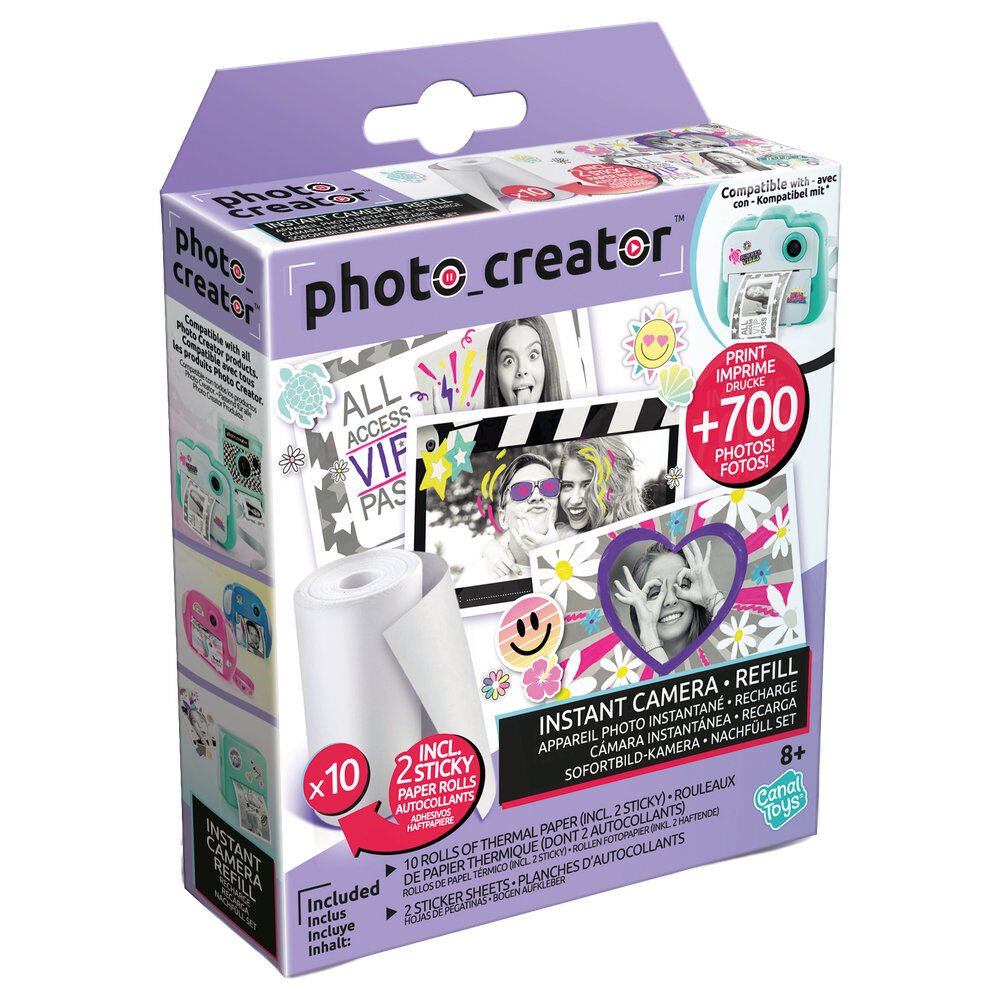 Photo Creator Instant camera refill 10 paper rolls