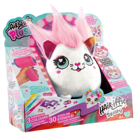 Airbrush Plush assorted plush toy squishy airbrush hair accessories
