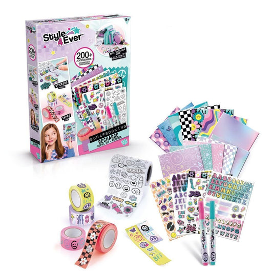 Style 4Ever Refill scrapbooking stickers paper ribbons