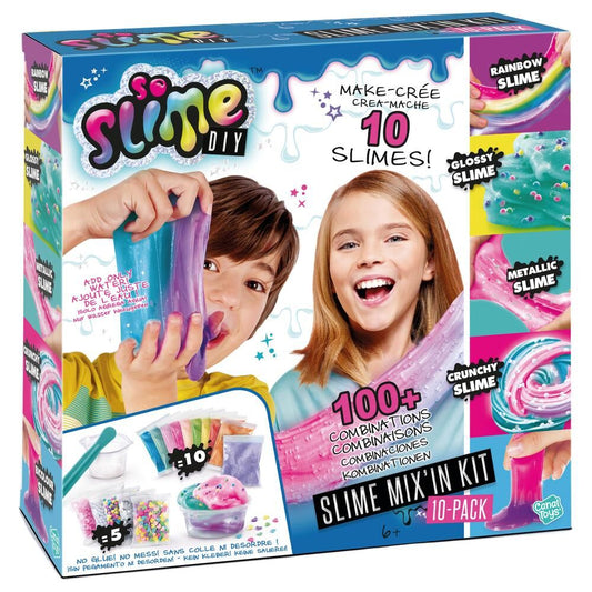 Slime Diy set of 10 mixable jars
