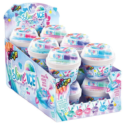 Slime ice assorted aromatic ice-cream tub