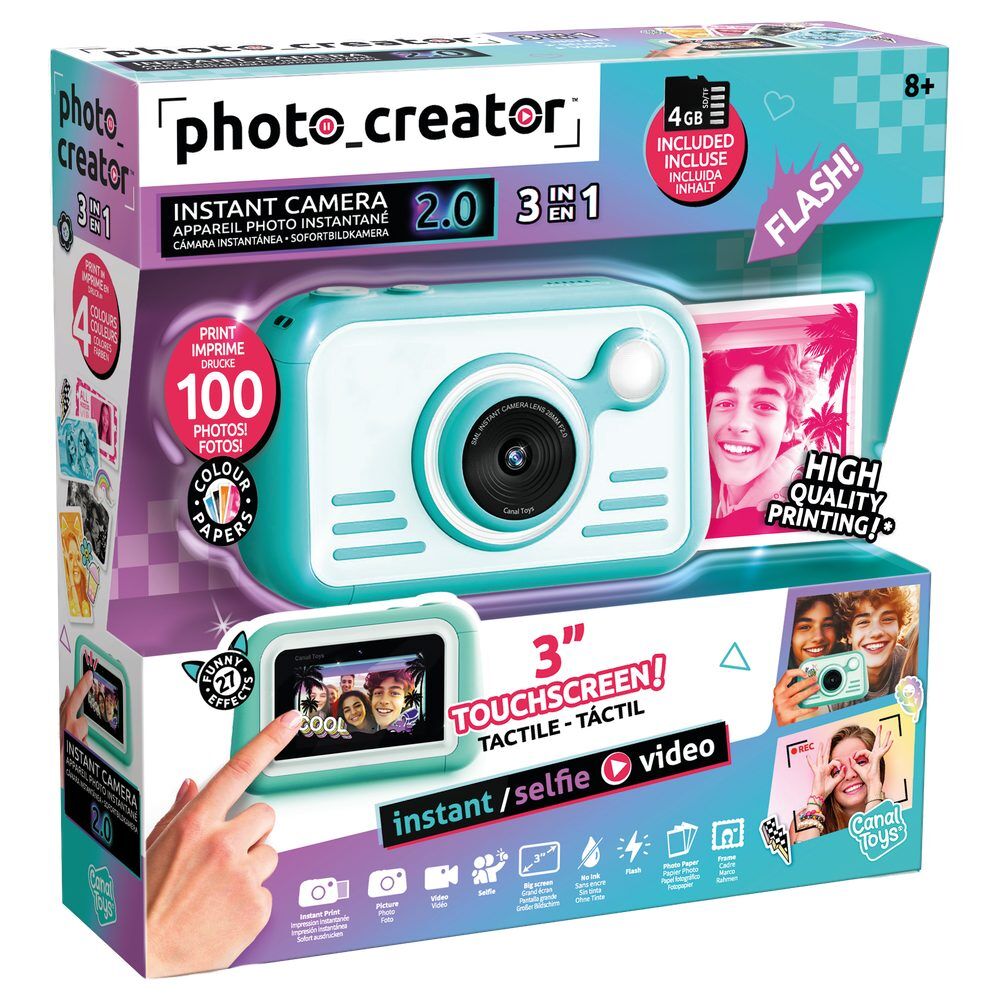 Photo Creator Instant digital camera touchscreen 2.0