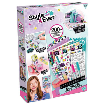 Style 4Ever Refill scrapbooking stickers paper ribbons