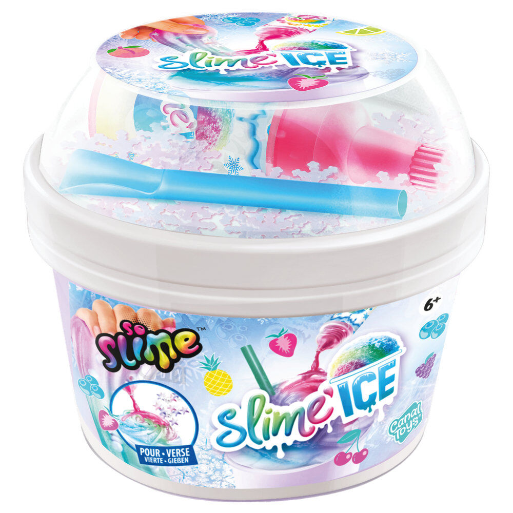 Slime ice assorted aromatic ice-cream tub