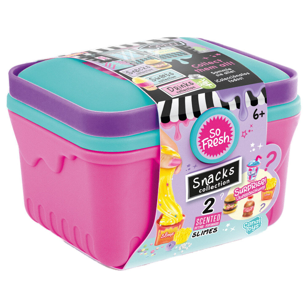 Slime Diy assorted Mini market slime case