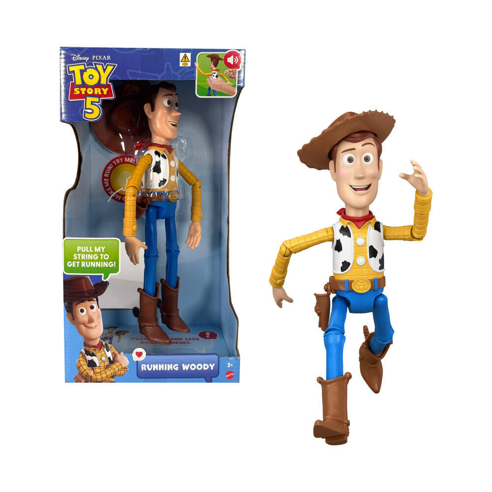 Spanish Disney Pixar Toy Story 5 Woody Deluxe figure 30cm Nerdscape