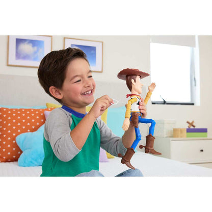 Spanish Disney Pixar Toy Story 5 Woody Deluxe figure 30cm Nerdscape