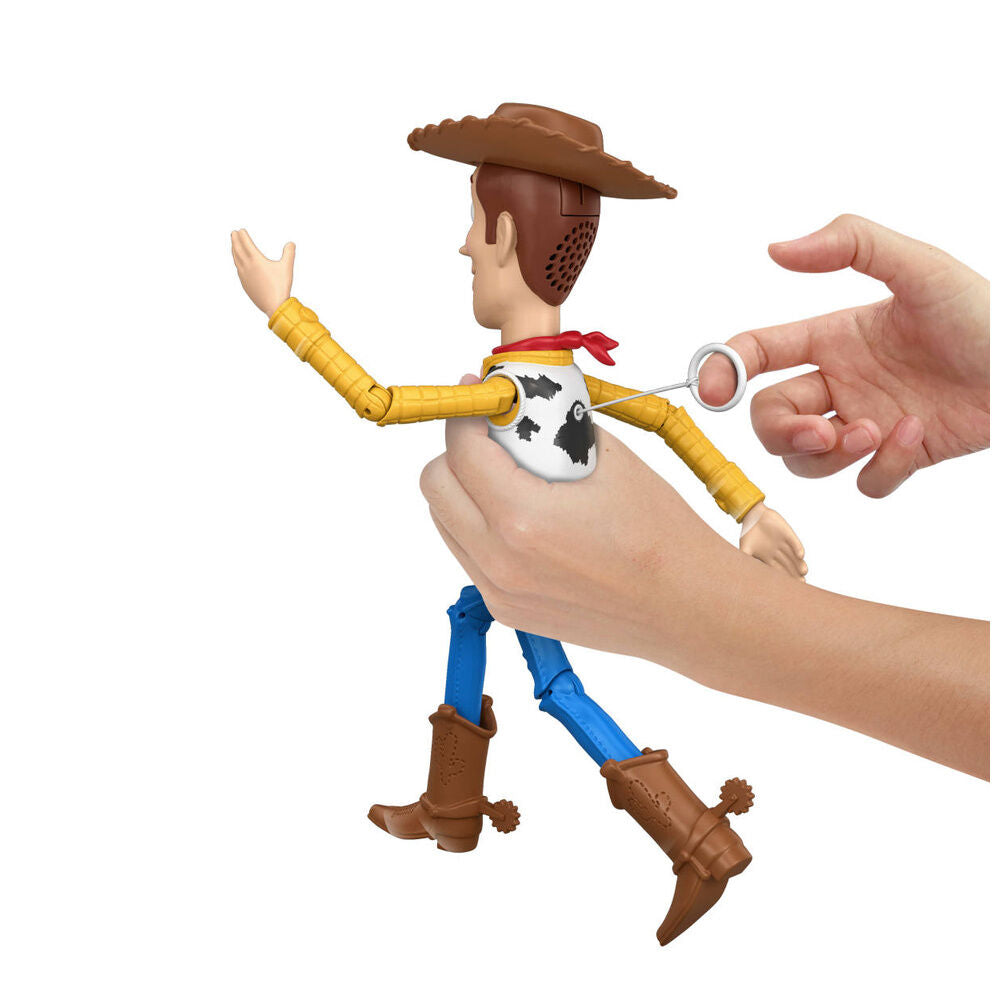 Spanish Disney Pixar Toy Story 5 Woody Deluxe figure 30cm Nerdscape