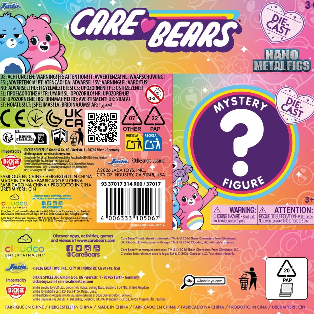 Care Bears assorted about surprise metalfigs figure 4cm