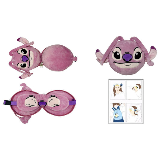 Disney Stitch travel cushion + mask
