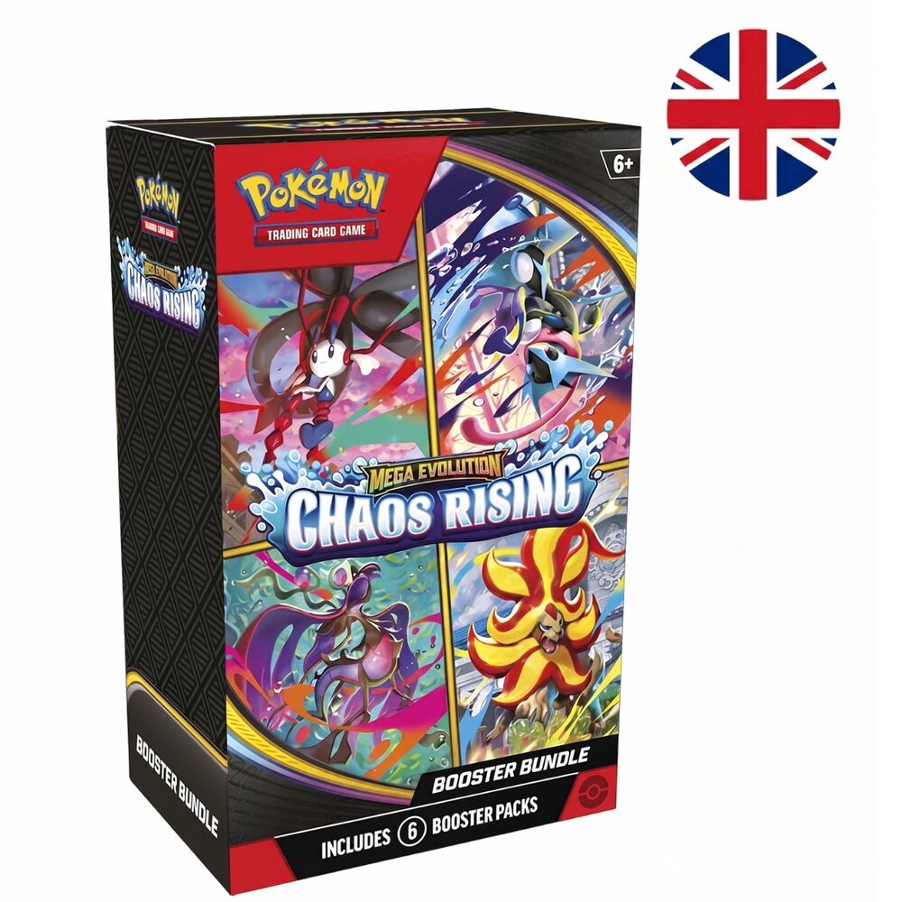 English Pokemon Megaevolution Chaos Rising Booster Bundle Card game