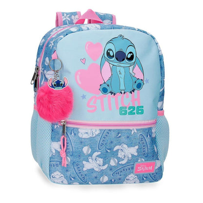 Disney Stitch Hearts adaptable backpack 33cm