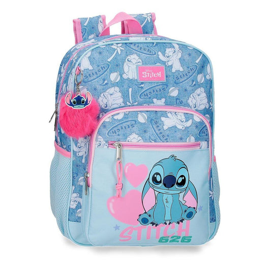 Disney Stitch Hearts adaptable backpack 38cm