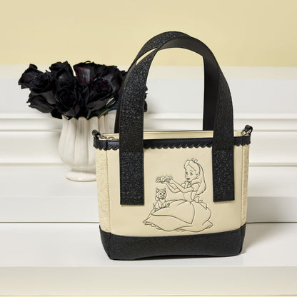 Loungefly Disney Alice in Wonderland mini tote crossbody bag