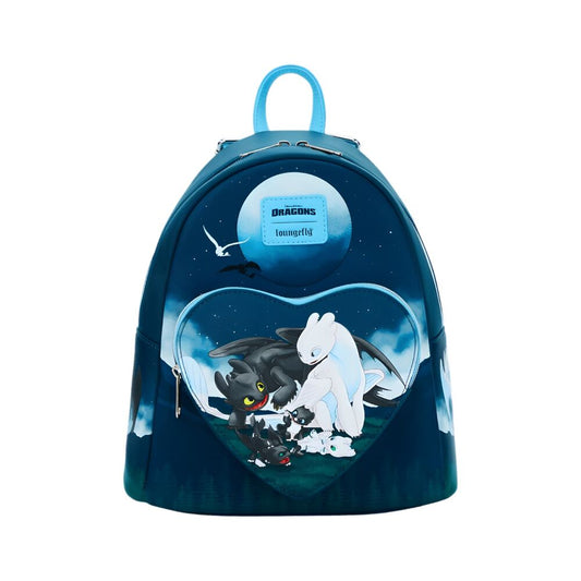 Loungefly How to Train Your Dragon Toothless And Light Fury Scene Collection backpack cm