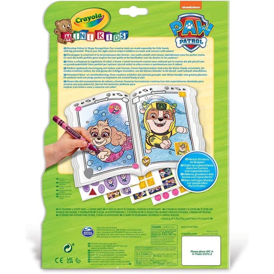 Crayola Paw Patrol activities book