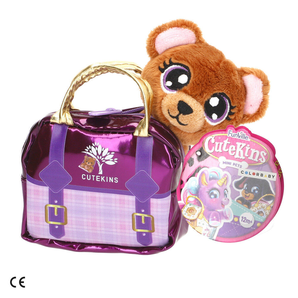 Cutekins assorted soft toy in a bag