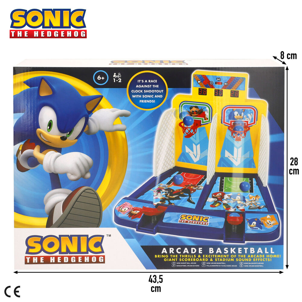 Sonic the Hedgehog mini arcade basket