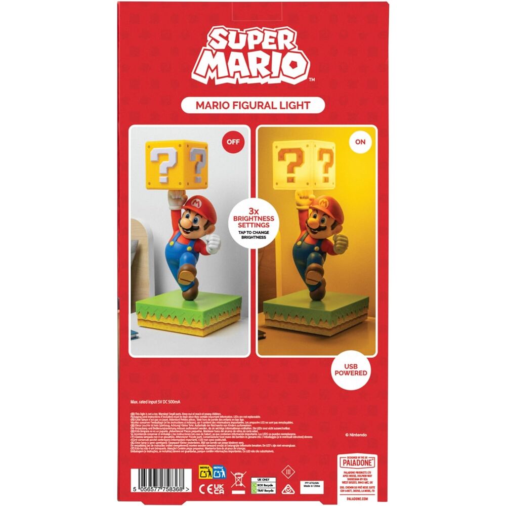 Super Mario Bros Jolly Roger Diorama lamp