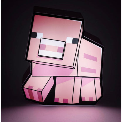 Minecraft Pig box lamp