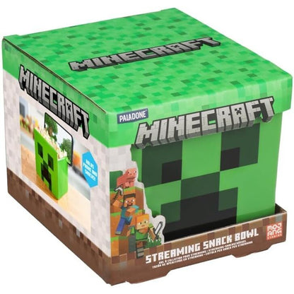 Minecraft Creeper Streaming bowl snacks