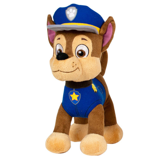 Peluche douce Pat' Patrouille Chase 28 cm