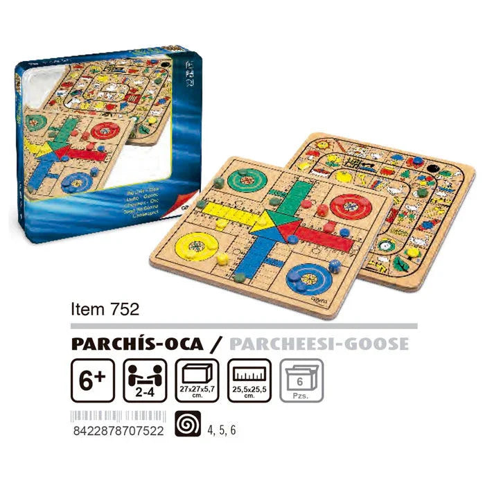 Wood Parcheesi Goose Nerdscape