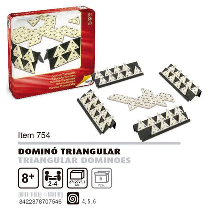 Metal box Triangular Dominoes Nerdscape