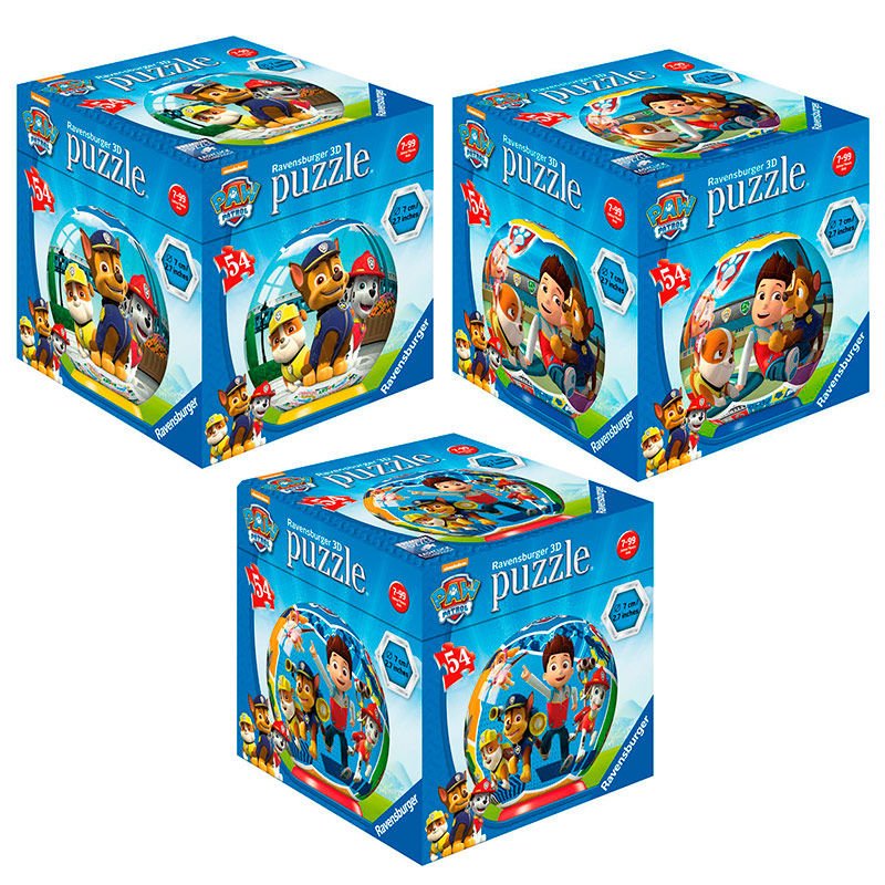Paw Patrol 3D assorted Puzzle 54pz Nerdscape