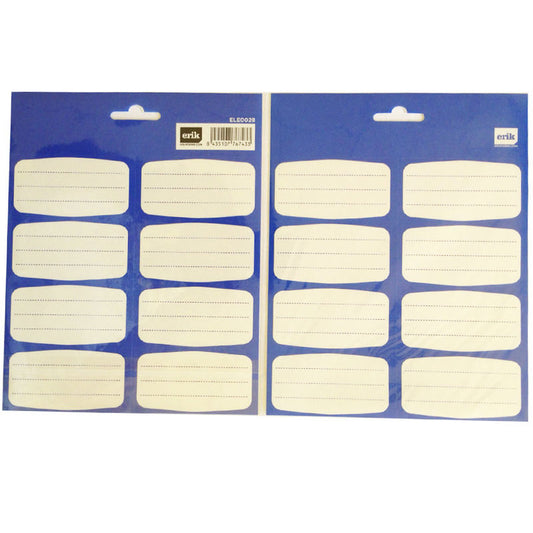 Blue adhesive labels Nerdscape