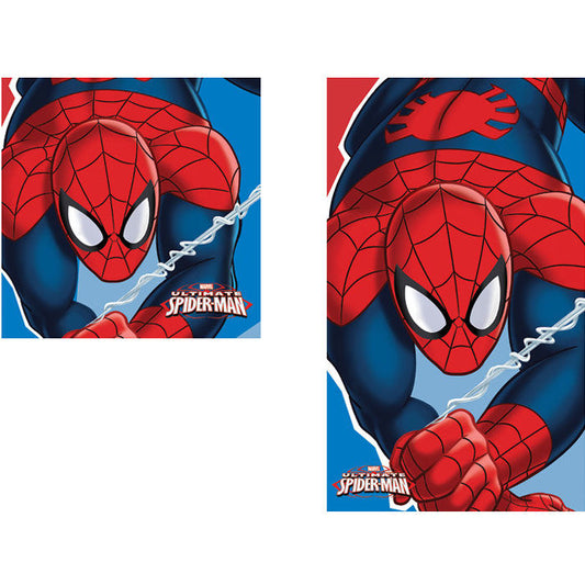 Spiderman hand face microfiber towel set Nerdscape