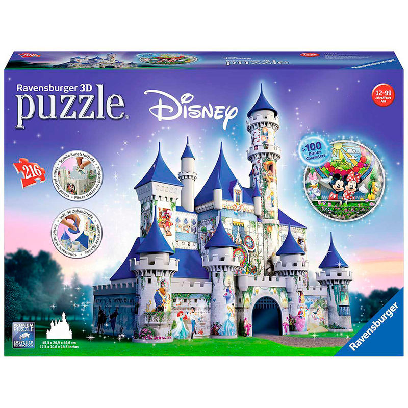 Disney 3D puzzle Castle 216pz Nerdscape