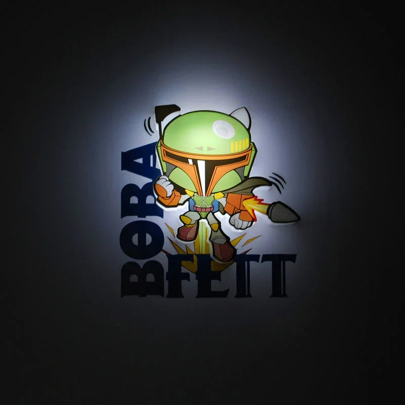 Star Wars Boba Fett 3D Light FX mini lamp Nerdscape