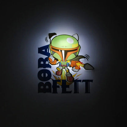 Star Wars Boba Fett 3D Light FX mini lamp Nerdscape