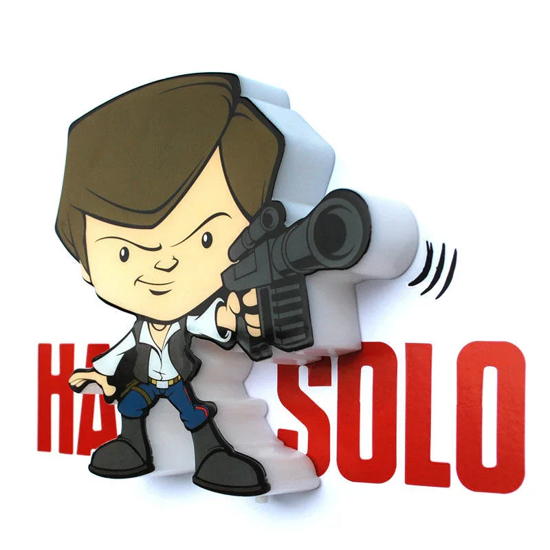 Star Wars Hans Solo 3D Light FX mini lamp Nerdscape