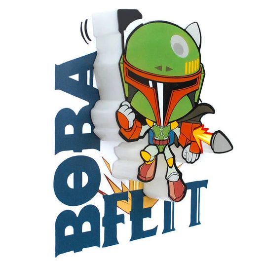 Star Wars Boba Fett 3D Light FX mini lamp Nerdscape