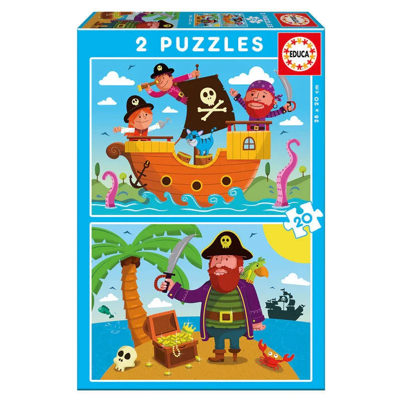 Pirates puzzle 2x20pcs Nerdscape