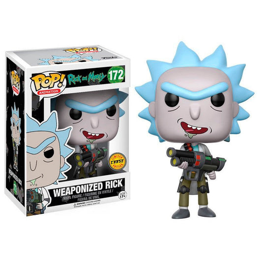 Figurine POP Rick &amp; Morty Rick Chase armé