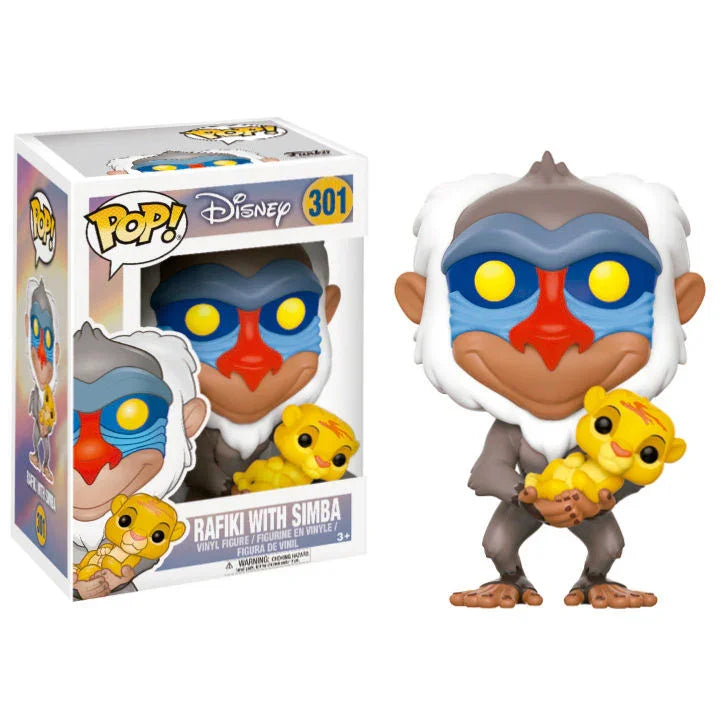 POP figure Disney The Lion King Rafiki with Simba Nerdscape