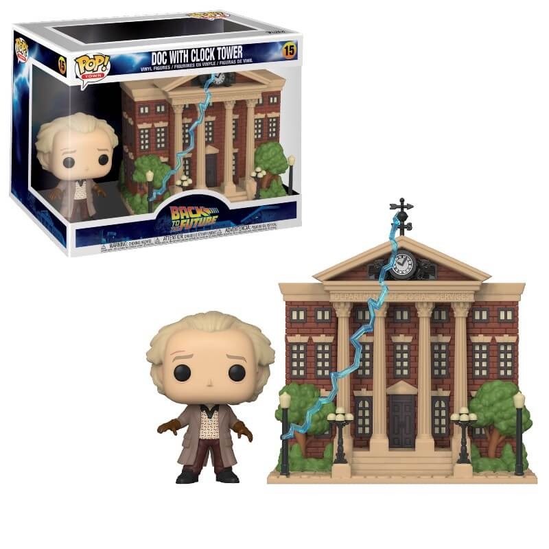 Funko Pop! Back To The Future Doc With Clock Tower 15 - Figura da Collezione Vinyl Funko