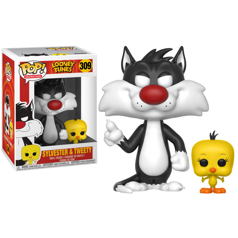 Figurines POP Looney Tunes Sylvestre et Tweety