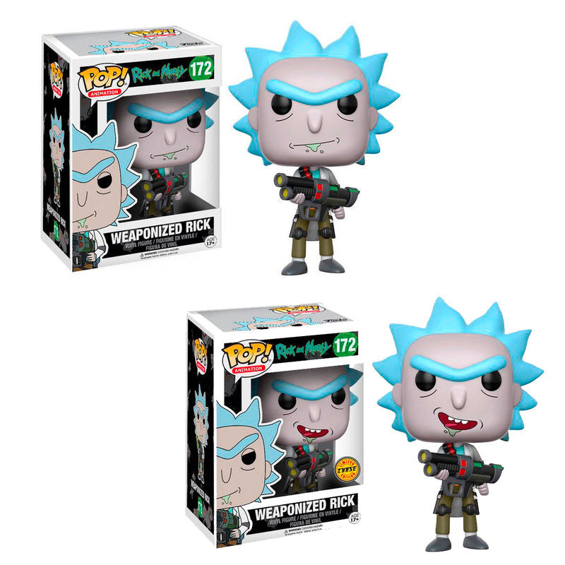 POP figure Rick & Morty Weaponized Rick 5 + 1 chase
