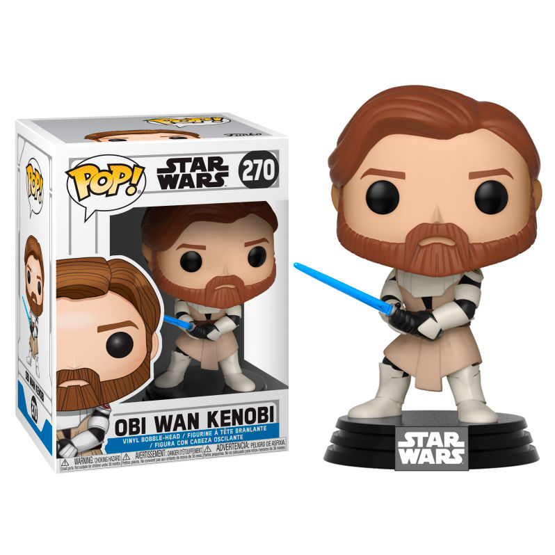 Figurine POP Star Wars Clone Wars Obi-Wan Kenobi