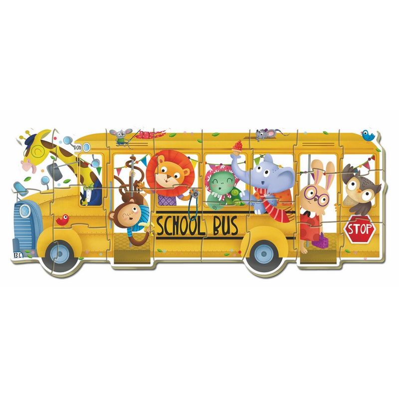 Shool Bus puzzle 2-5pcs
