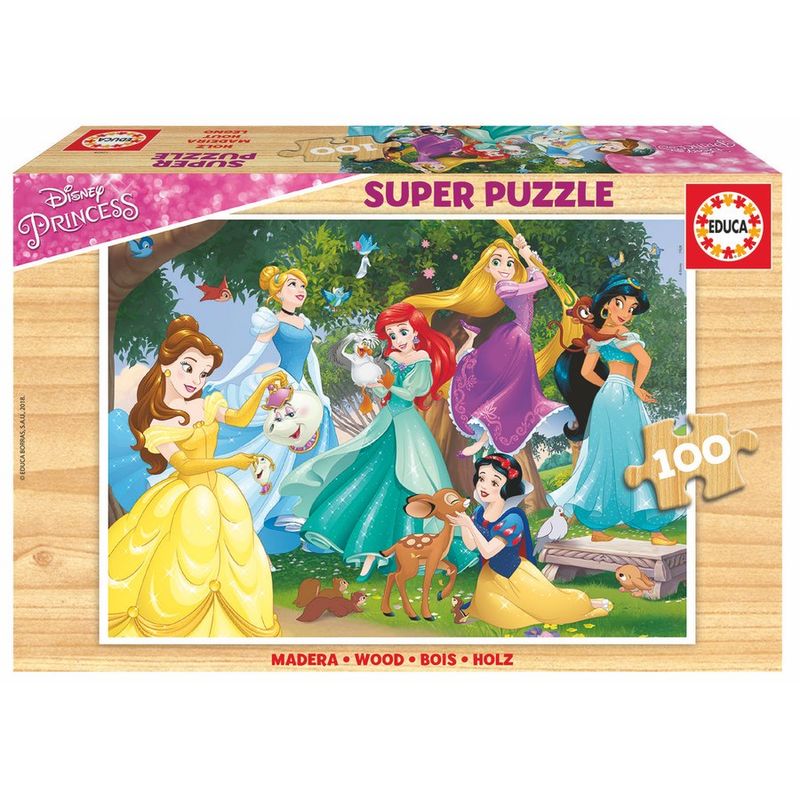 Puzzle en bois Princesses Disney 100 pièces