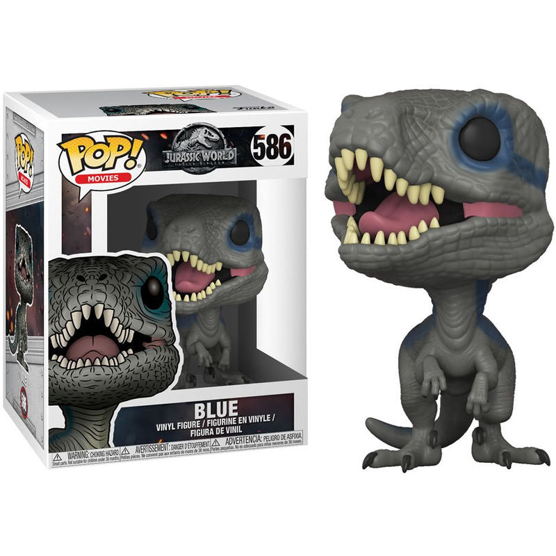 Figurine POP Jurassic World Fallen Kingdom Bleu Nouvelle Pose