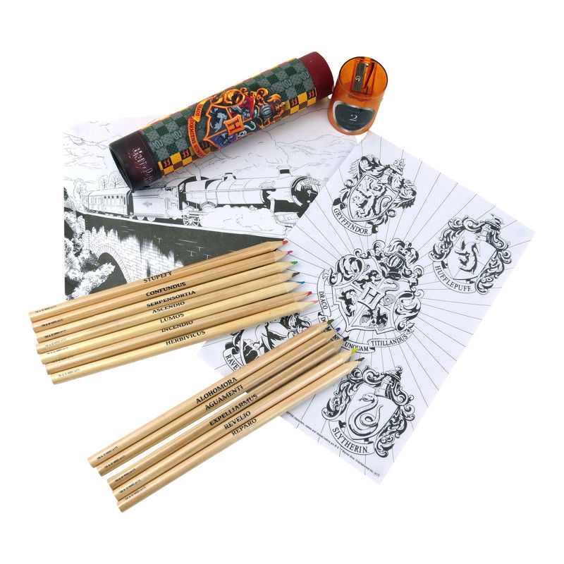 Harry Potter Hogwarts coloring set