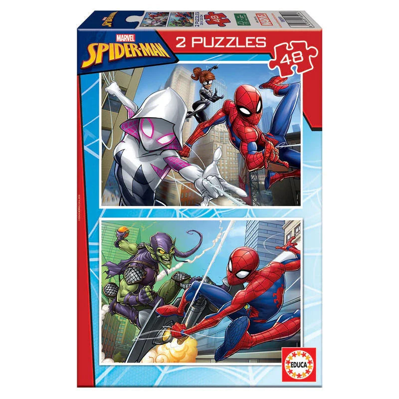 Marvel Spiderman puzzle 2x48pcs Nerdscape